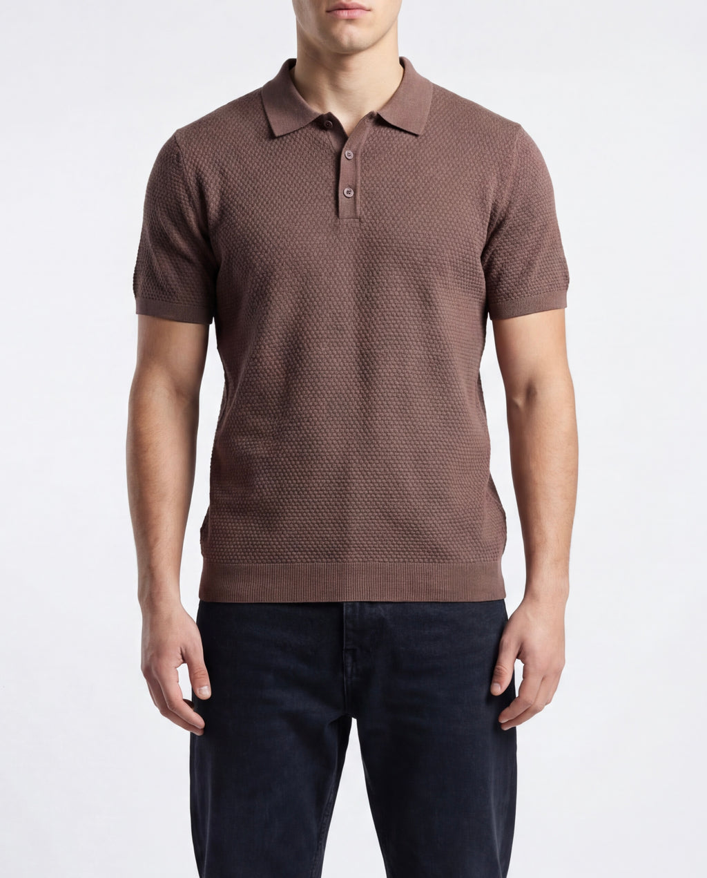 MOCHA TEXTURE POLO
