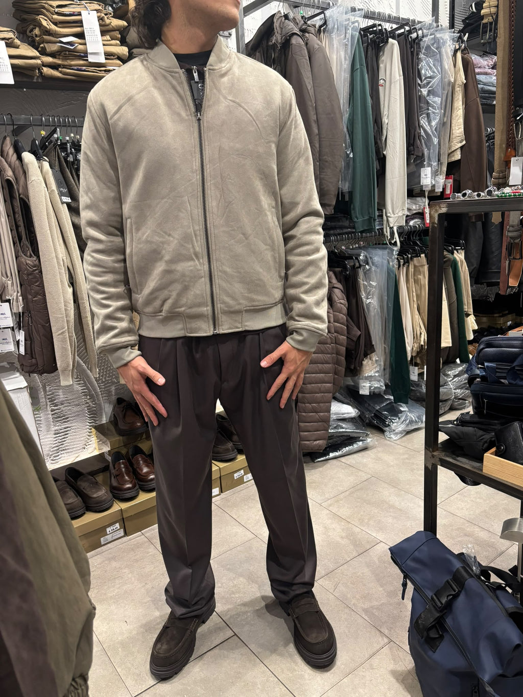 Jacket scamosciato