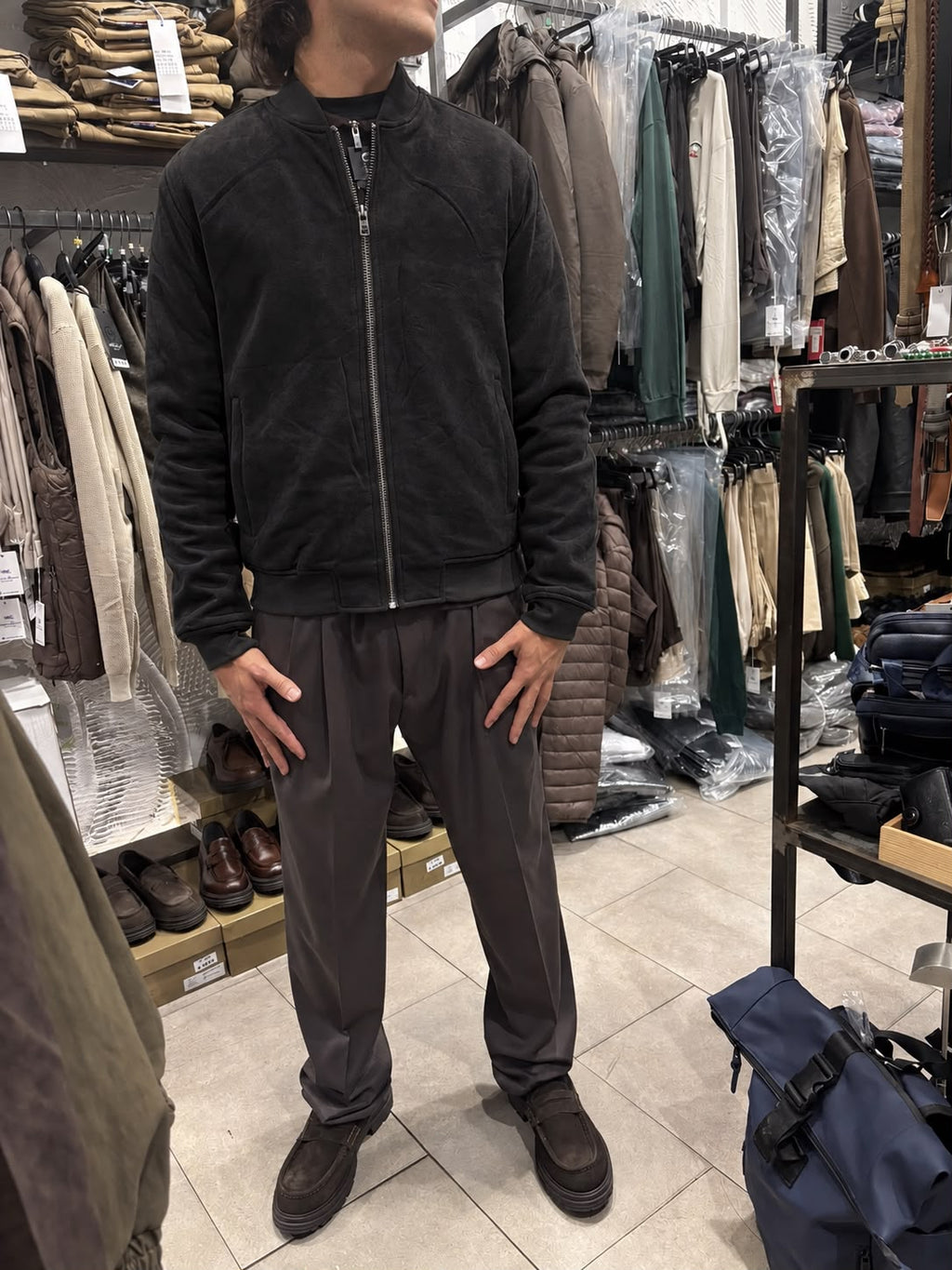 Jacket scamosciato