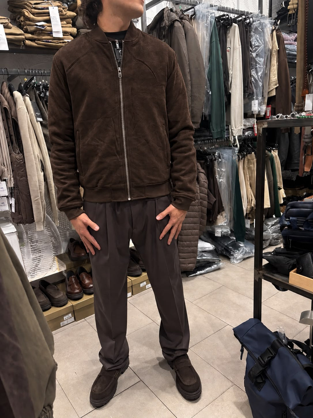 Jacket scamosciato