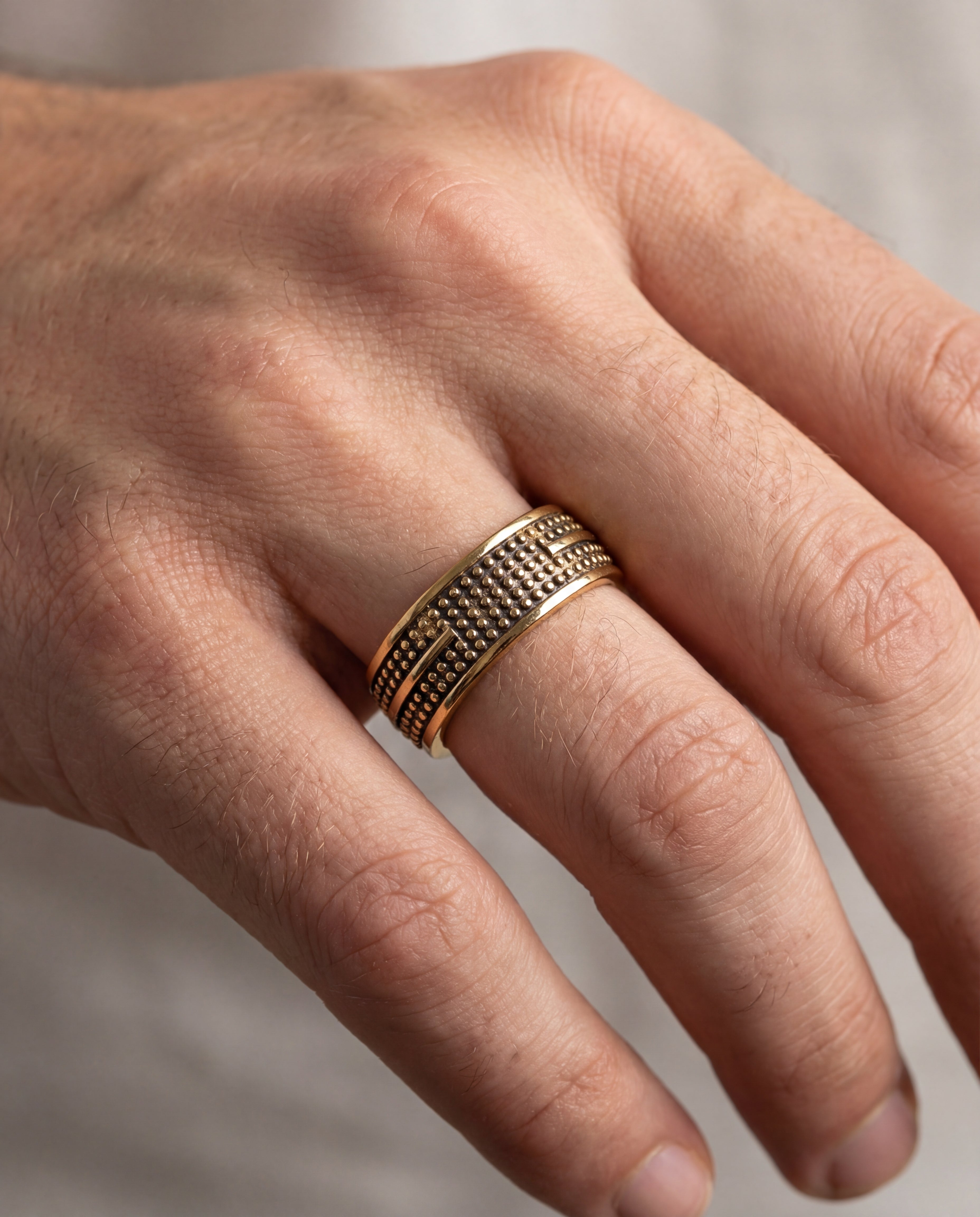 AURUM GRID RING
