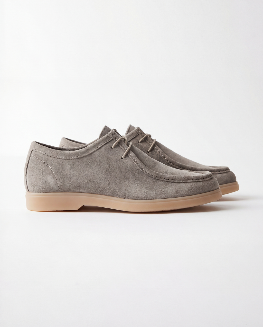 SAND GREY SUEDE DERBY