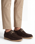CHOCOLATE SUEDE DERBY