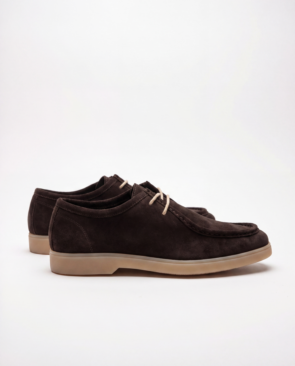 CHOCOLATE SUEDE DERBY
