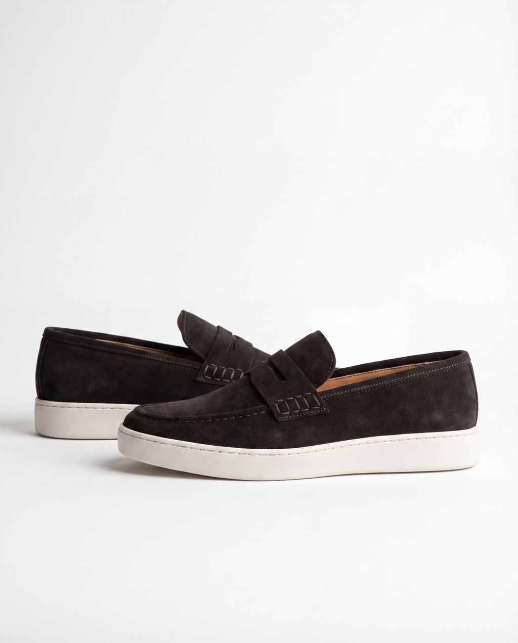 CHARCOAL SUEDE PENNY CUPSOLE