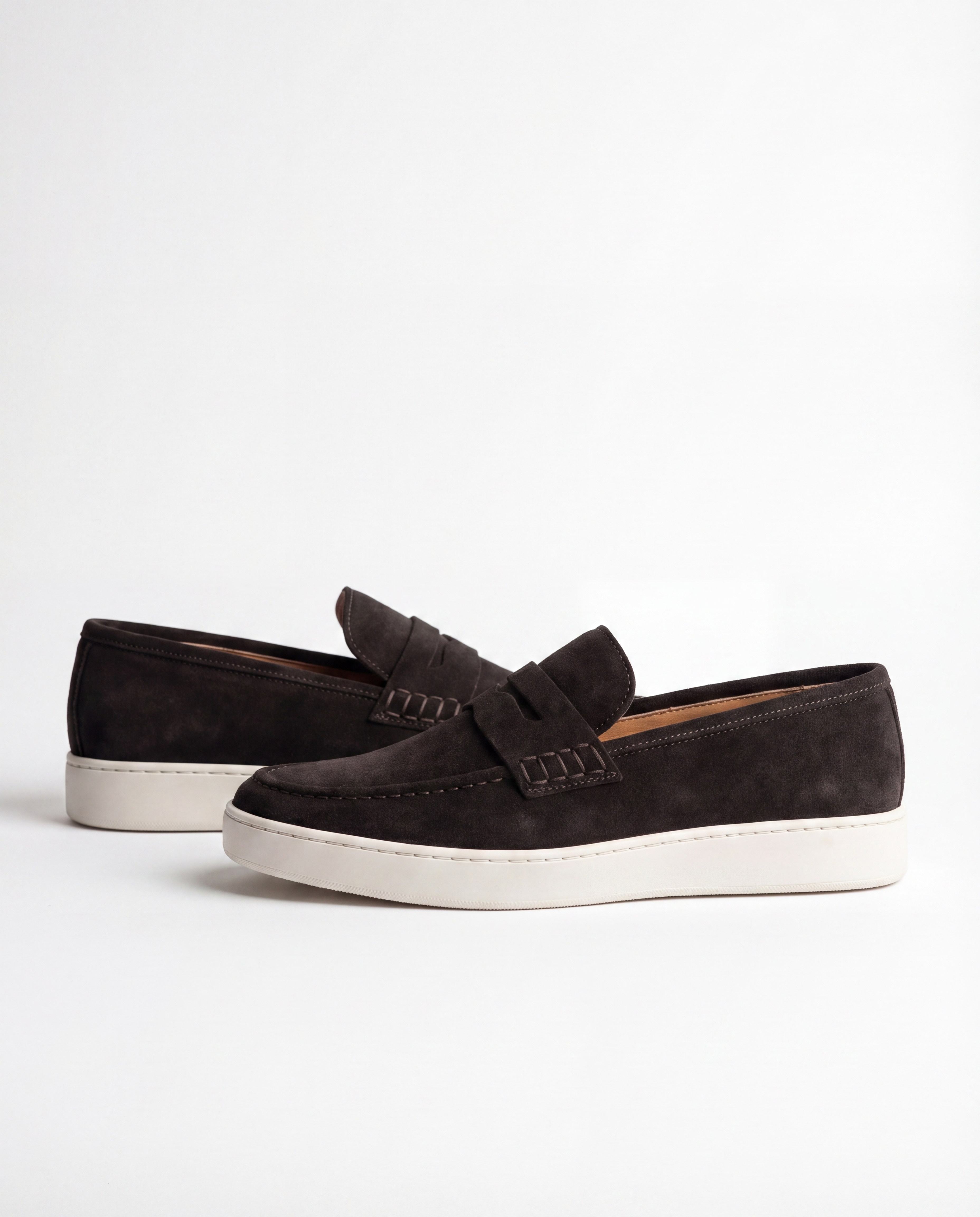 CHARCOAL SUEDE PENNY CUPSOLE