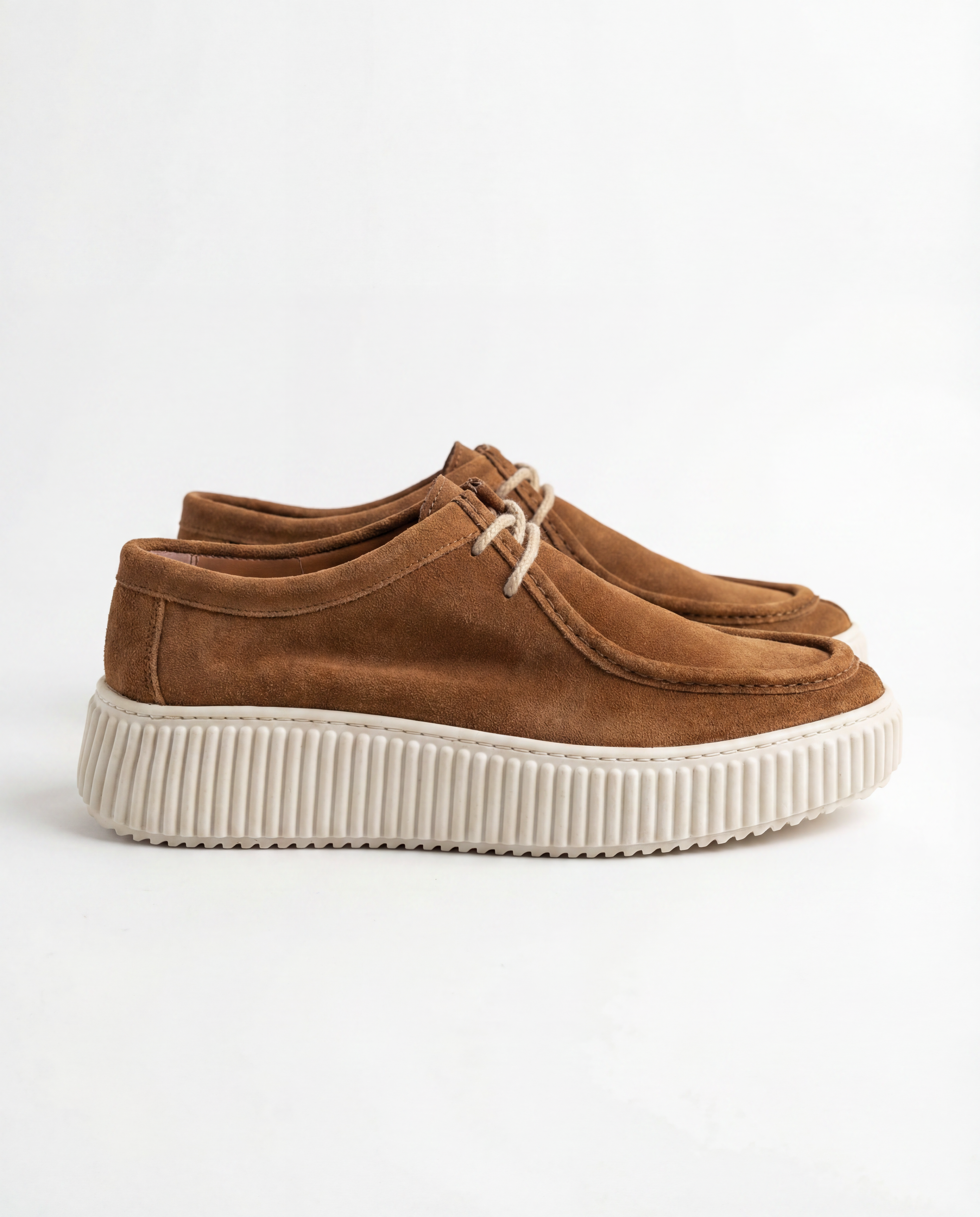 COGNAC SUEDE CUPSOLE