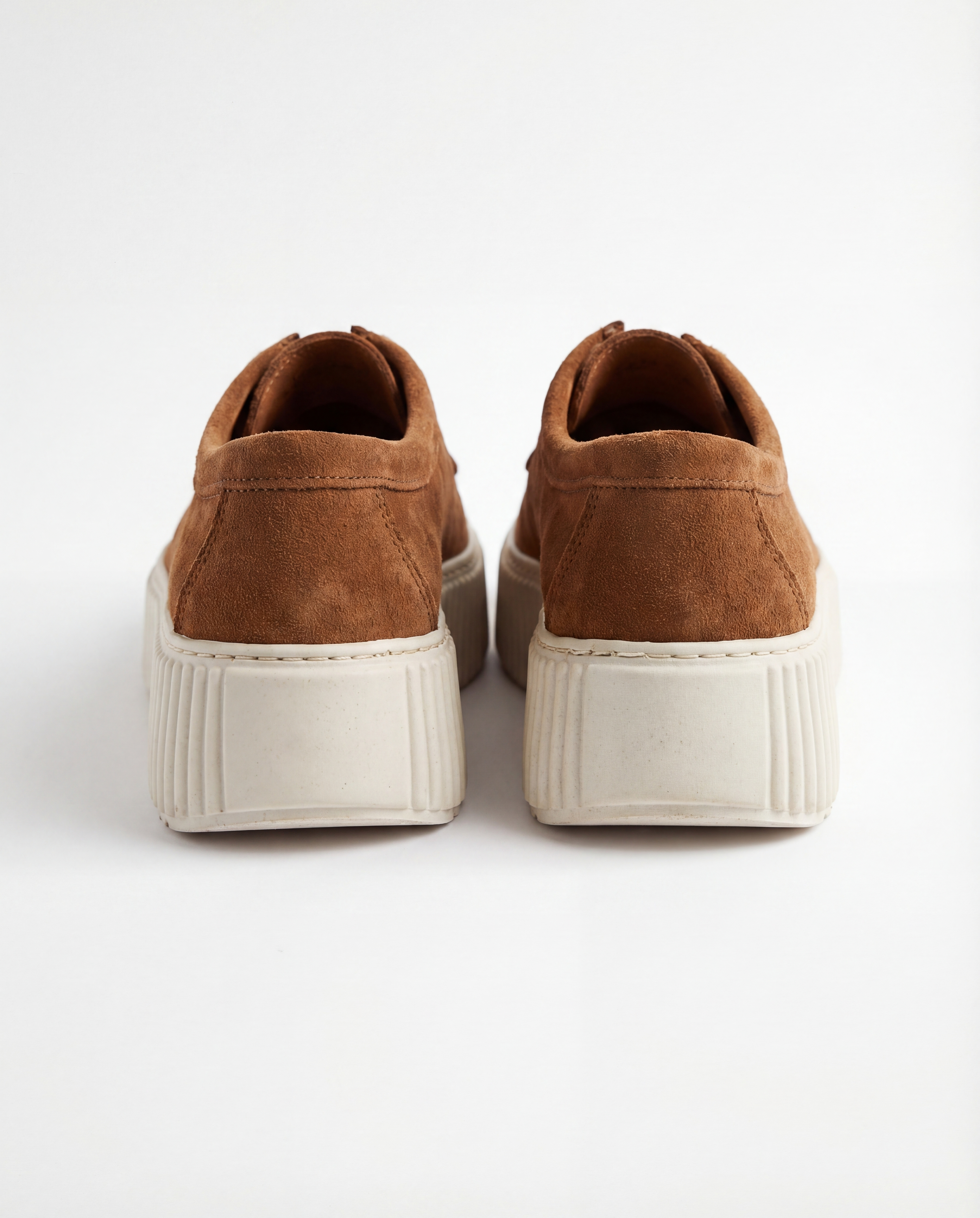 COGNAC SUEDE CUPSOLE