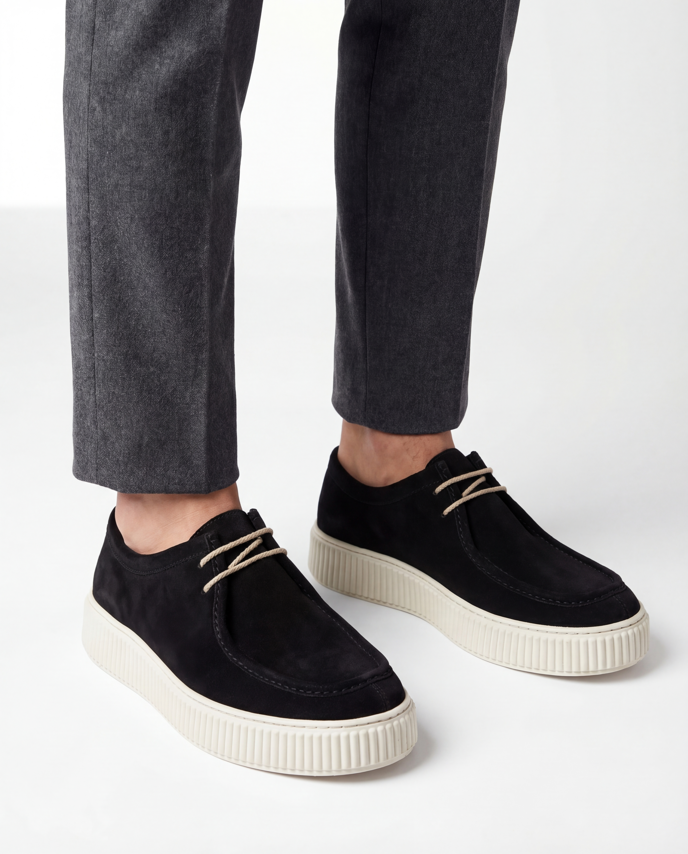 BLACK SUEDE CUPSOLE