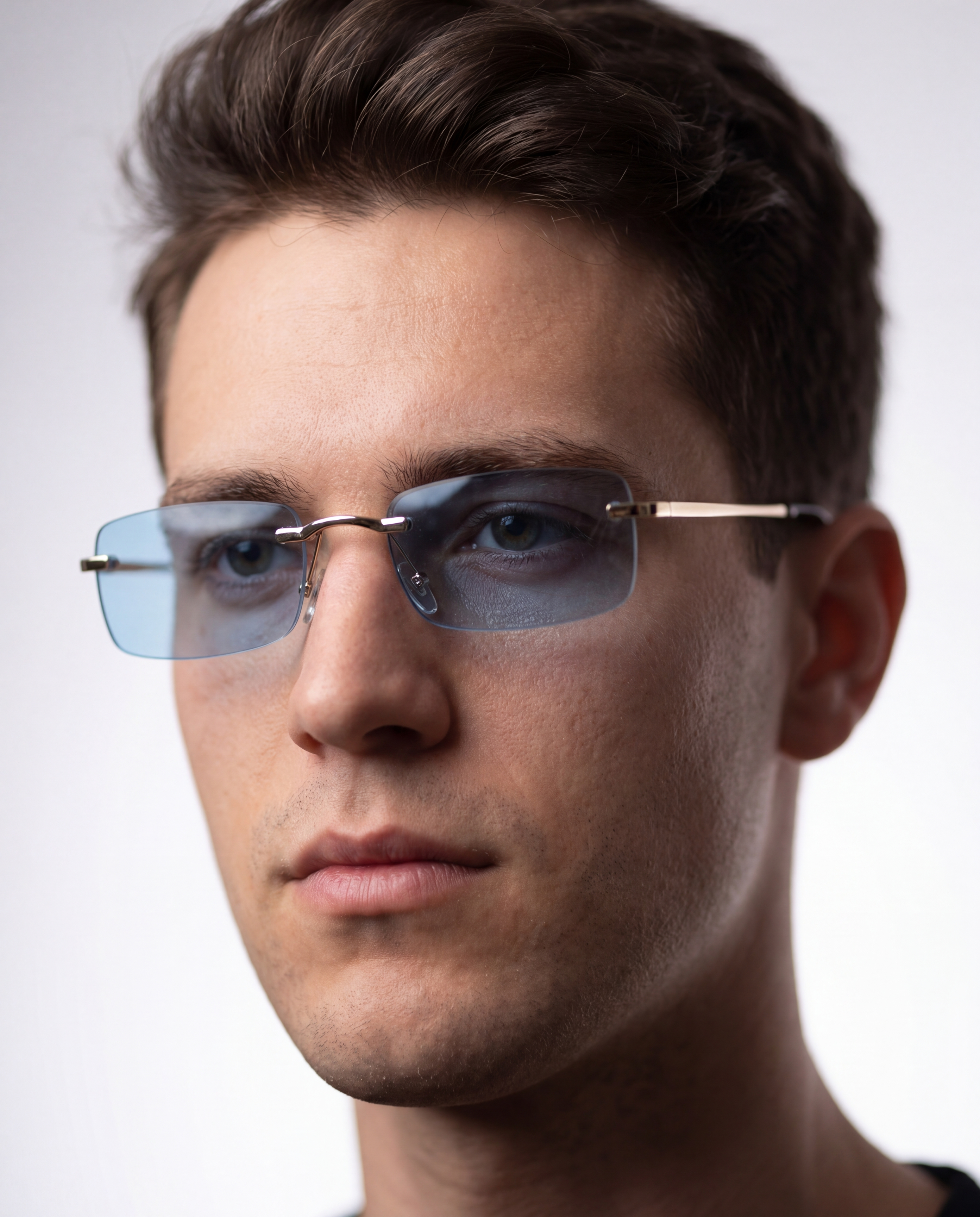 BLUE EDGE RIMLESS